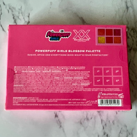 PowerPuff Girls- Blossom - 6 Shade Color Pan Eyeshadow Palette - New In Box - Picture 3 of 4